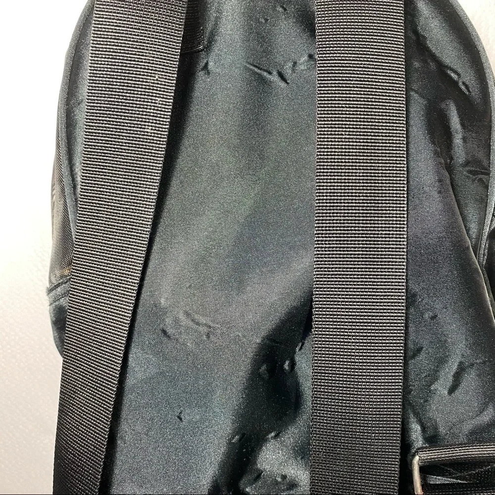 Calvin KLEIN personal size backpack Color Black Nylon mesh upper with White Logo